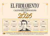 CALENDARIO ZARAGOZANO 2026 MESA VERTICAL