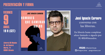 Hombres que caminan solos · J. I. Carnero en la librería