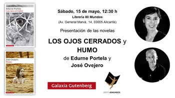 Fórum: José Ovejero y Edurne Portela en la librería