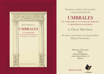 Fórum: Óscar Martínez en la librería