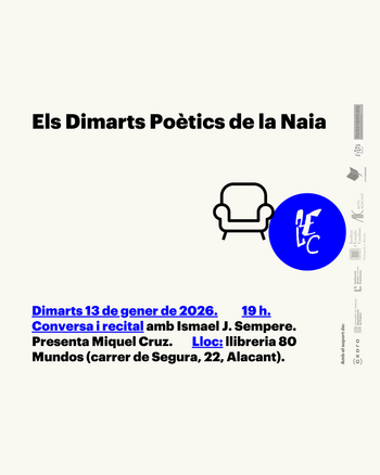 Dimarts Poètics de la Naia: Ismael Sempere