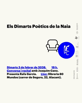 Dimarts Poètics de la Naia: Joaquim Cano