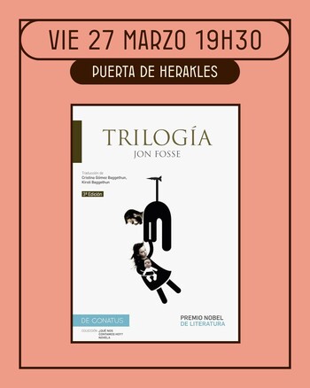 Club de lectura Puerta de Herakles: Trilogía (Jon Fosse).