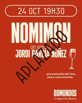 Cata de vinos: NomimoN (Jordi García Núñez)